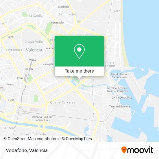 Vodafone map