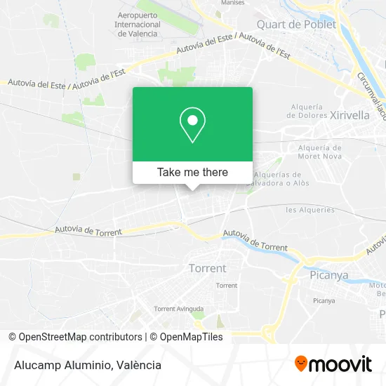 Alucamp Aluminio map