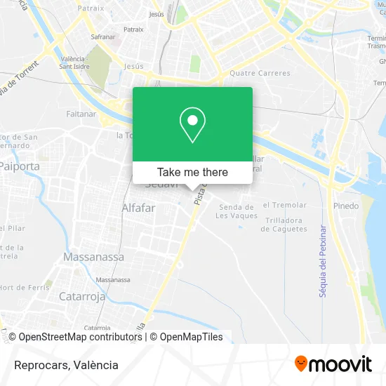 Reprocars map