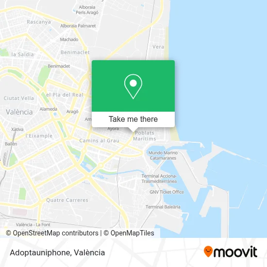 Adoptauniphone map