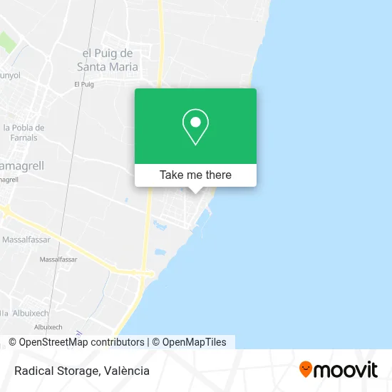 Radical Storage map