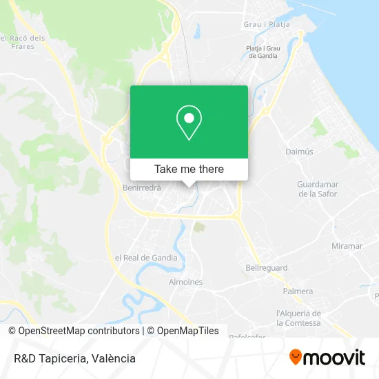 R&D Tapiceria map