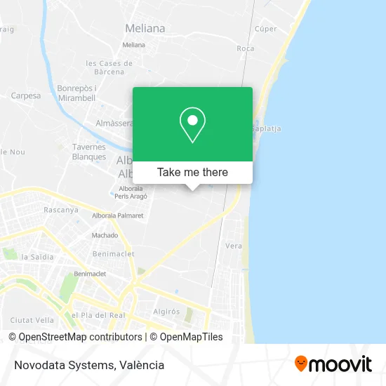 Novodata Systems map