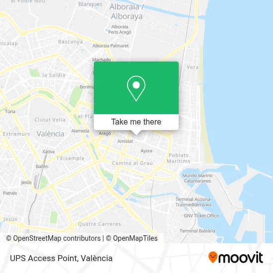 mapa Ups Access Point