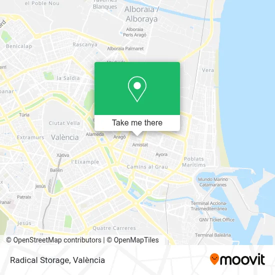 Radical Storage map