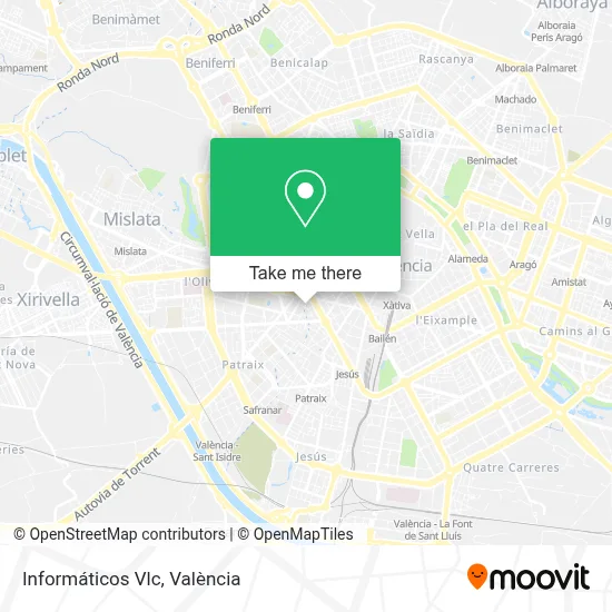 Informáticos Vlc map