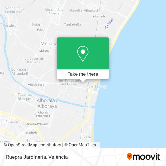 Ruepra Jardinería map