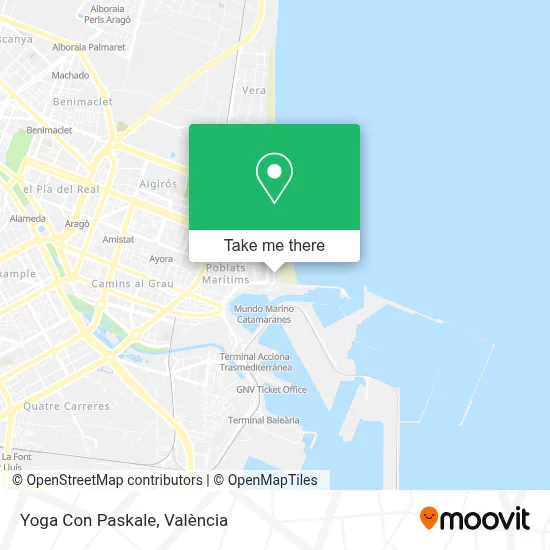 Yoga Con Paskale map