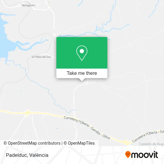 Padelduc map