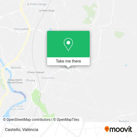 Castello map