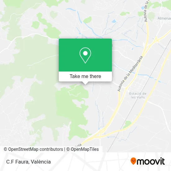 C.F Faura map