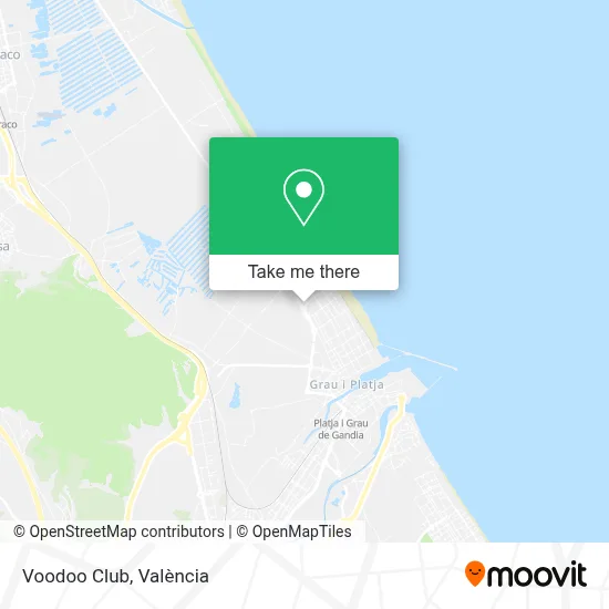 Voodoo Club map