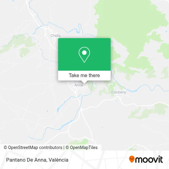 Pantano De Anna map