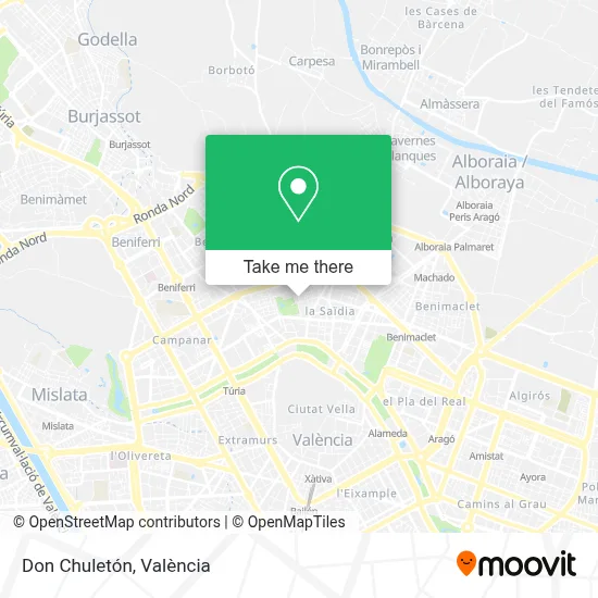 Don Chuletón map