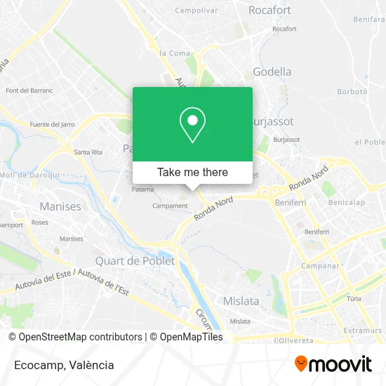 Ecocamp map