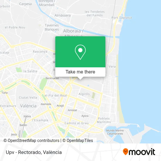 Upv - Rectorado map
