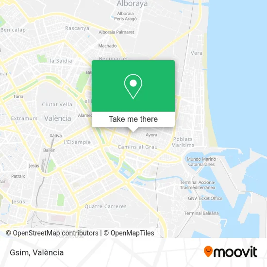 Gsim map