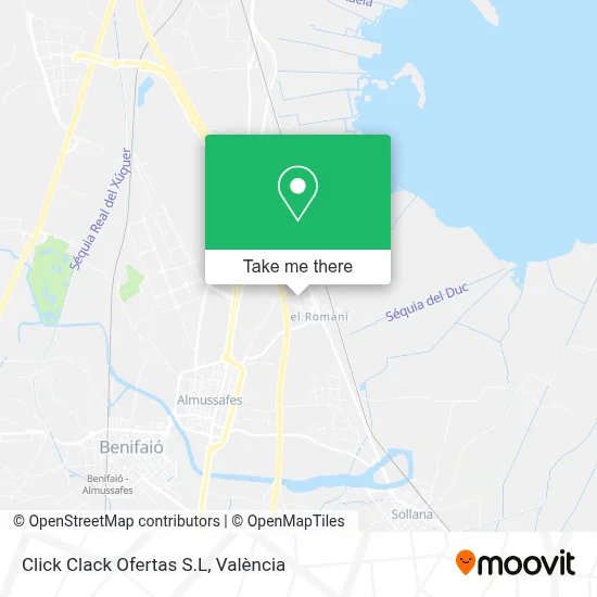 Click Clack Ofertas S.L map