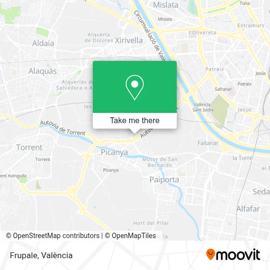 Frupale map