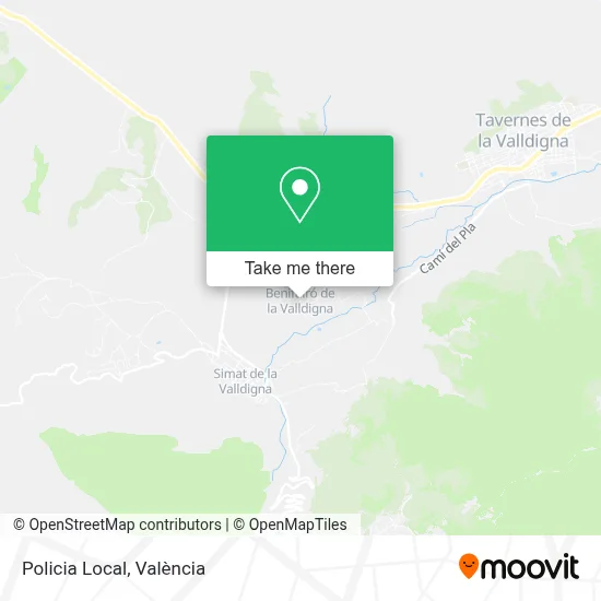 Policia Local map