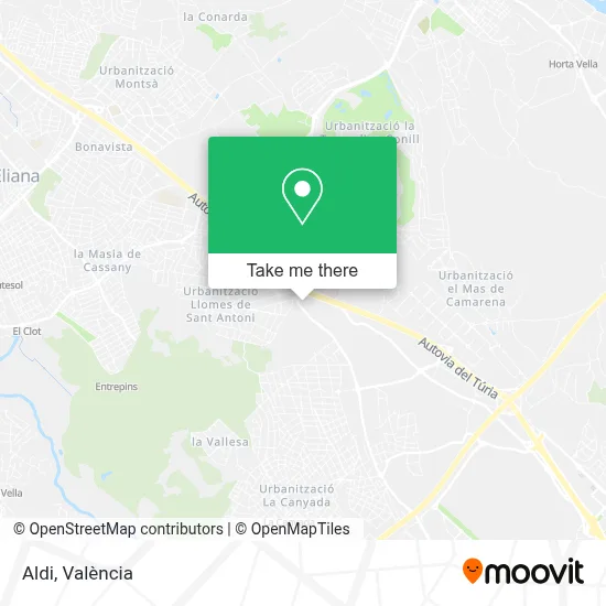 Aldi map