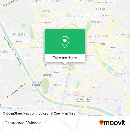 Centromed map