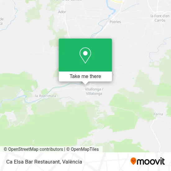 Ca Elsa Bar Restaurant map