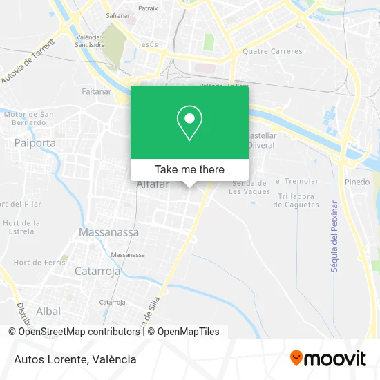Autos Lorente map