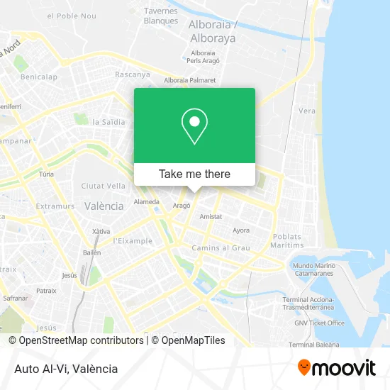 Auto Al-Vi map
