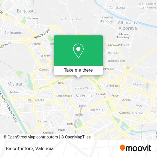 Biscottistore map