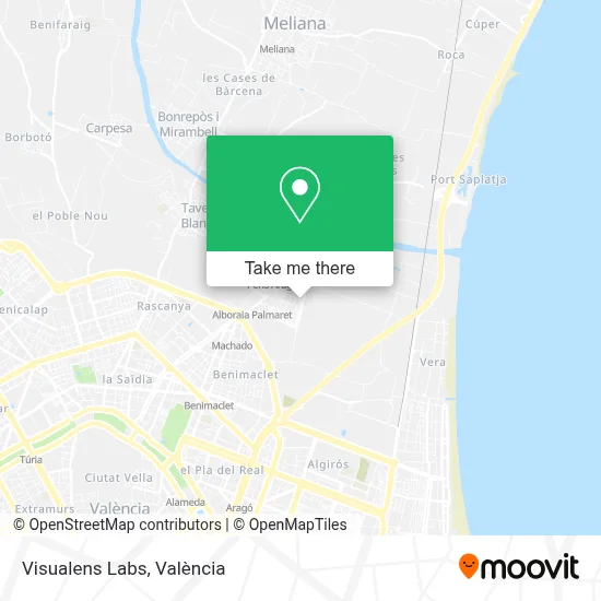 Visualens Labs map