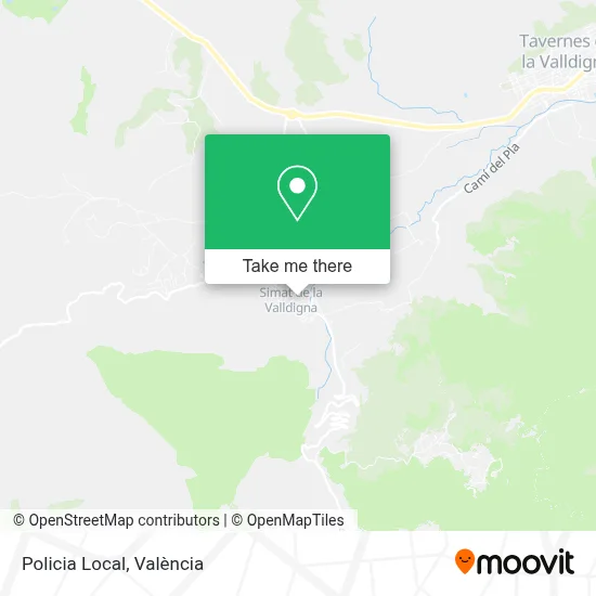 Policia Local map