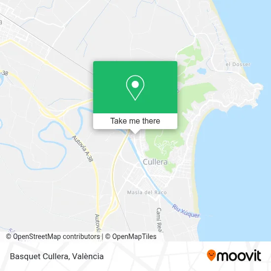 Basquet Cullera map