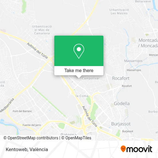 Kentoweb map