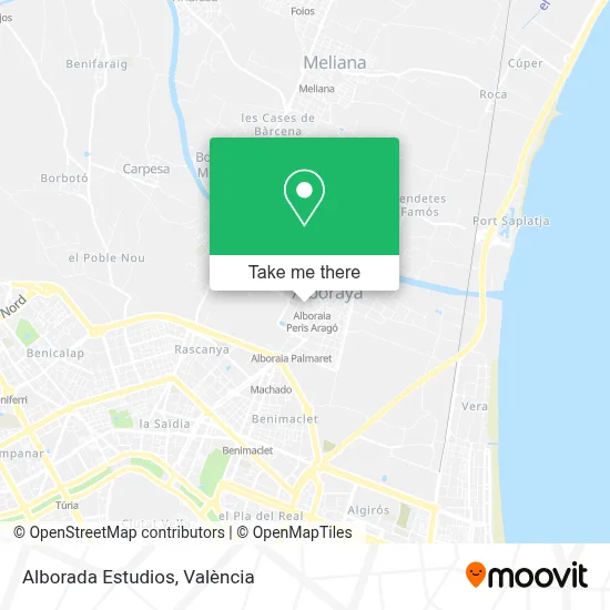 Alborada Estudios map
