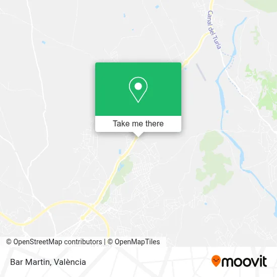 Bar Martin map