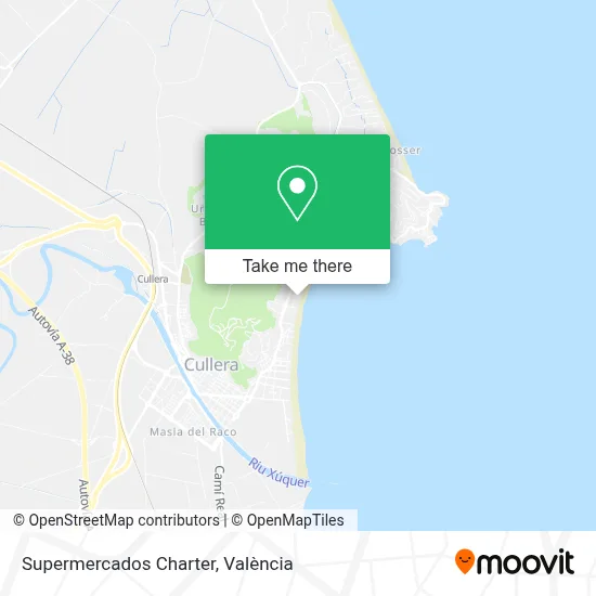 Supermercados Charter map