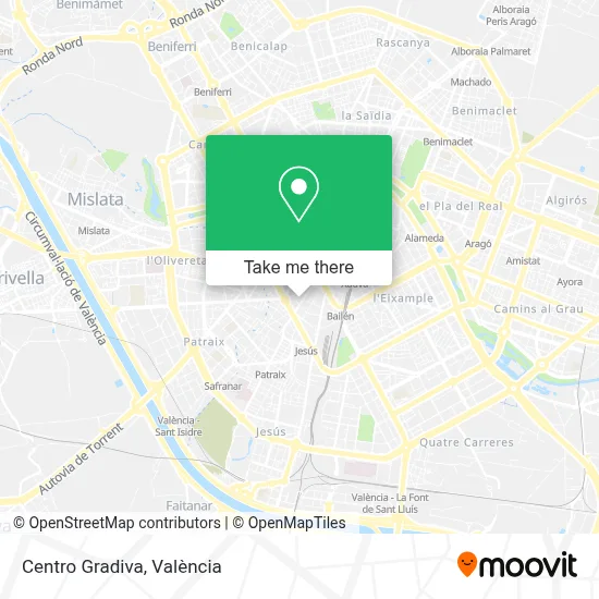 Centro Gradiva map
