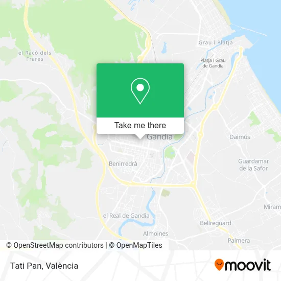 Tati Pan map