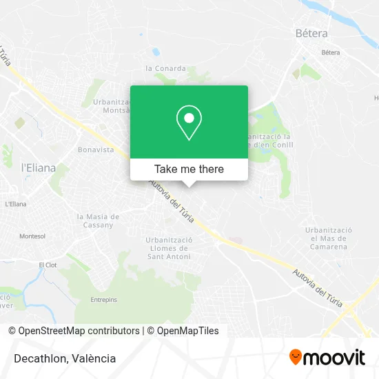 Decathlon map