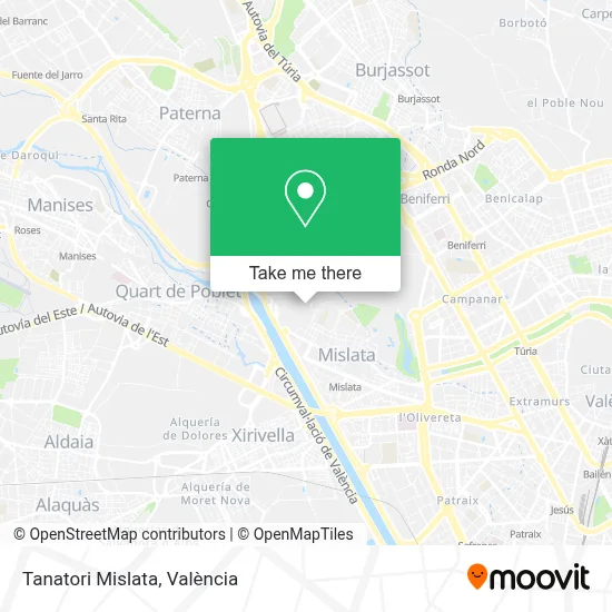 Tanatori Mislata map