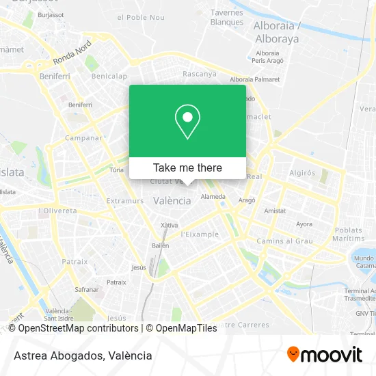 Astrea Abogados map