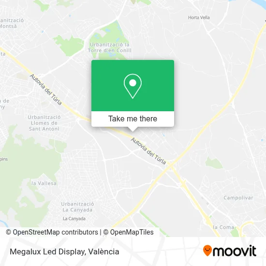 Megalux Led Display map