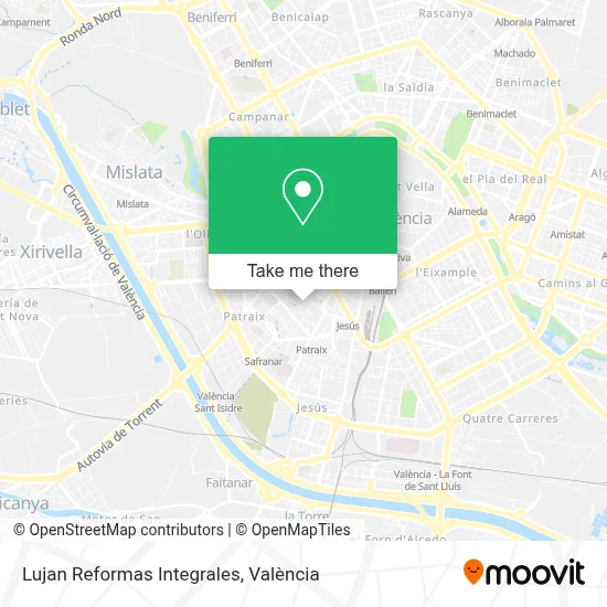 Lujan Reformas Integrales map