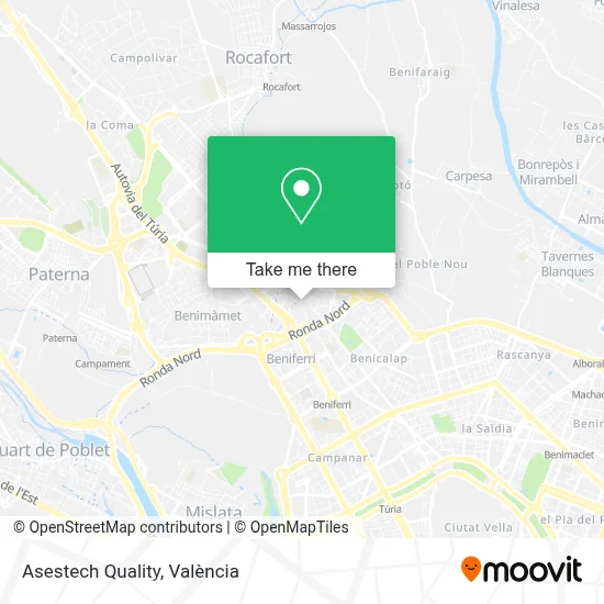 Asestech Quality map