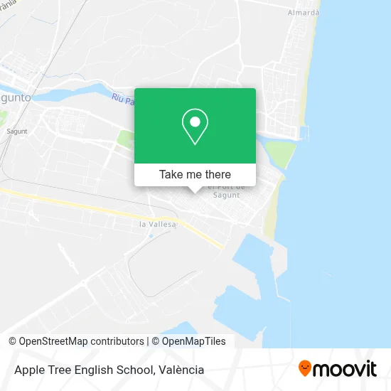 Apple Tree English School map