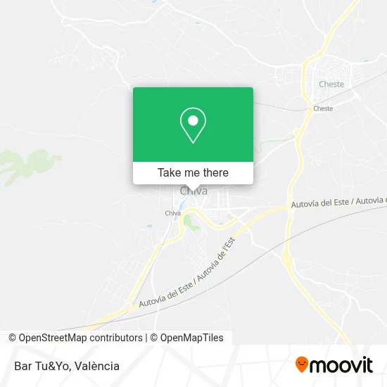 Bar Tu&Yo map