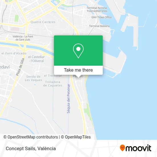 Concept Sails map
