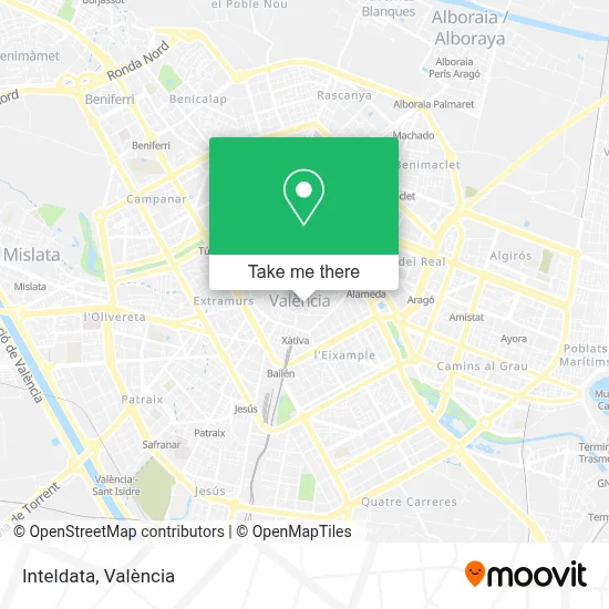 Inteldata map