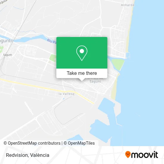 Redvision map
